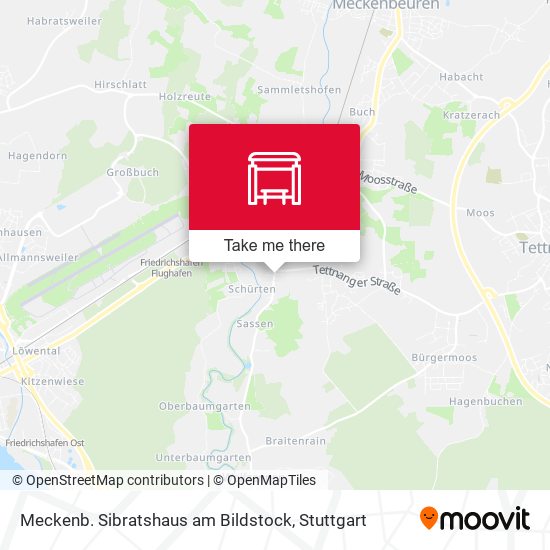 Карта Meckenb. Sibratshaus am Bildstock