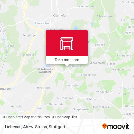 Карта Liebenau, Abzw. Strass