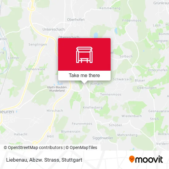 Liebenau, Abzw. Strass map