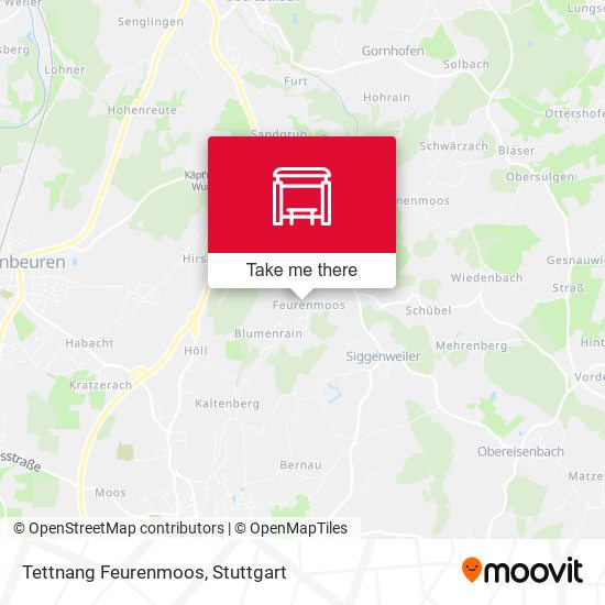 Tettnang Feurenmoos map
