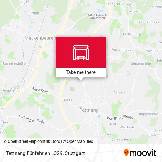 Tettnang Fünfehrlen L329 map