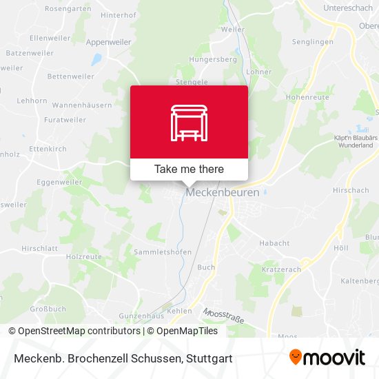 Meckenb. Brochenzell Schussen map