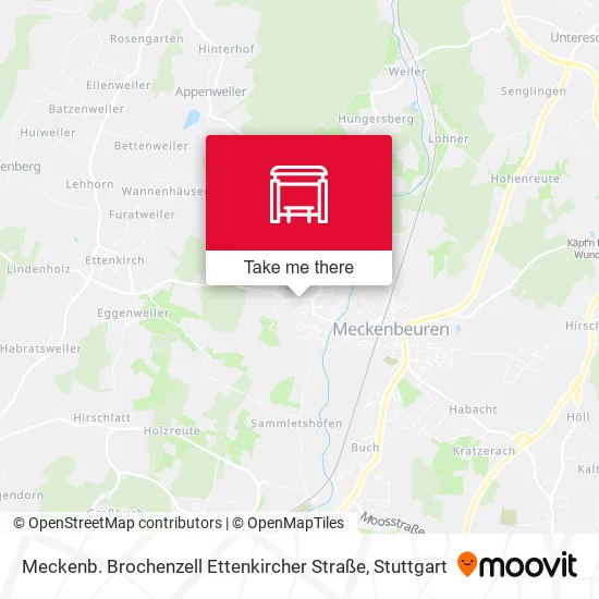 Meckenb. Brochenzell Ettenkircher Straße map