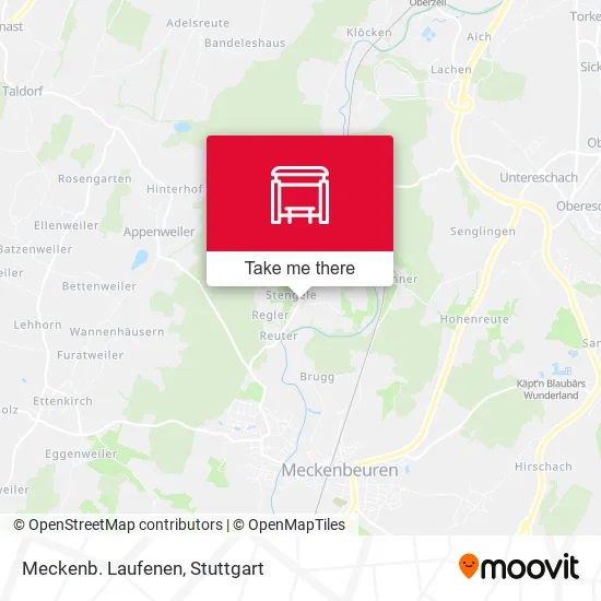 Карта Meckenb. Laufenen