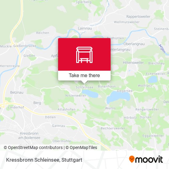 Kressbronn Schleinsee map