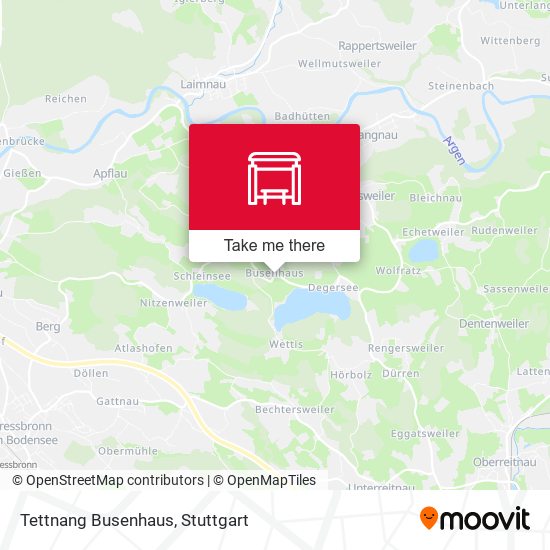 Карта Tettnang Busenhaus