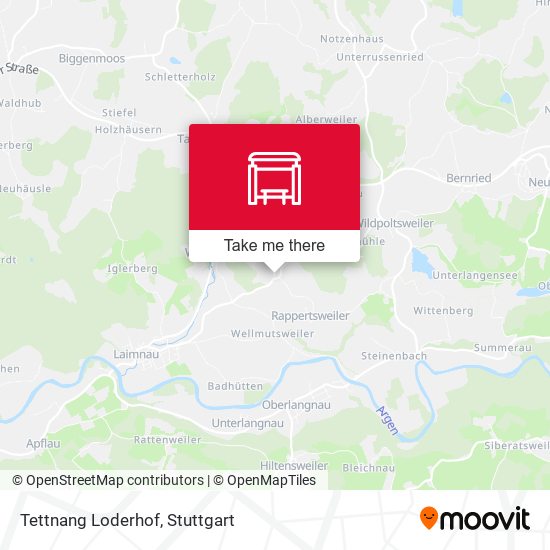 Tettnang Loderhof map