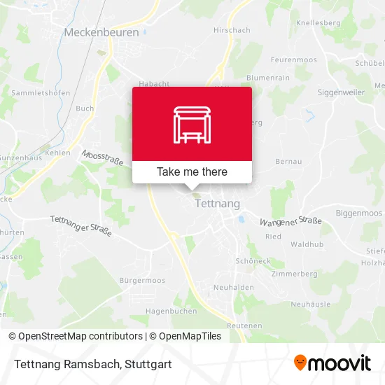 Карта Tettnang Ramsbach