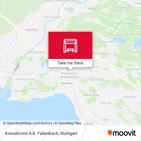 Kressbronn A.B. Fallenbach map