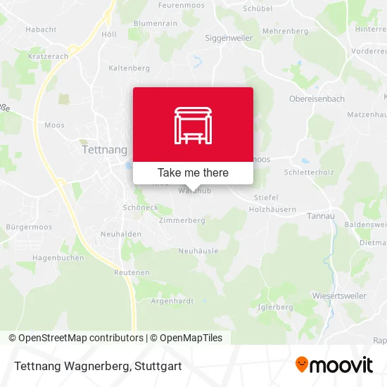 Карта Tettnang Wagnerberg