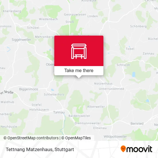 Карта Tettnang Matzenhaus