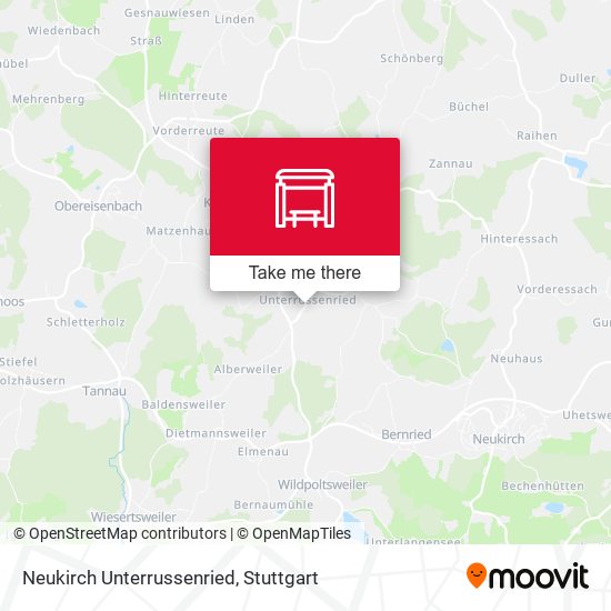 Neukirch Unterrussenried map