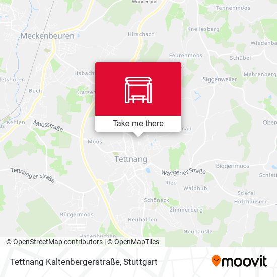 Tettnang Kaltenbergerstraße map