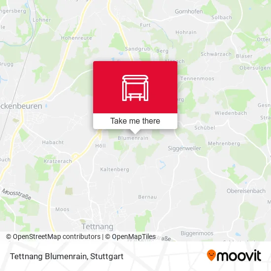 Карта Tettnang Blumenrain