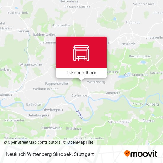 Карта Neukirch Wittenberg Skrobek