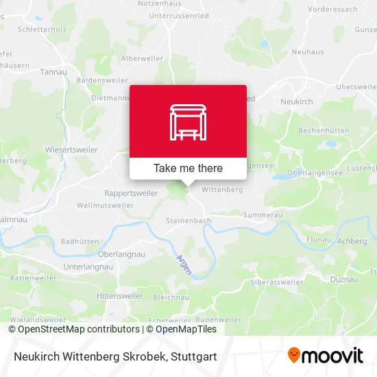 Карта Neukirch Wittenberg Skrobek