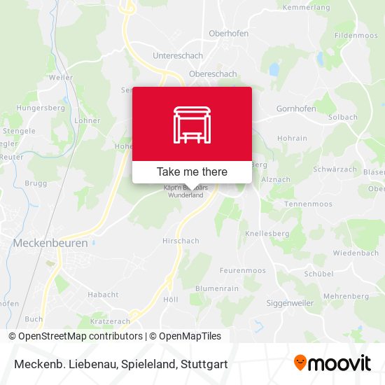 Meckenb. Liebenau, Spieleland map