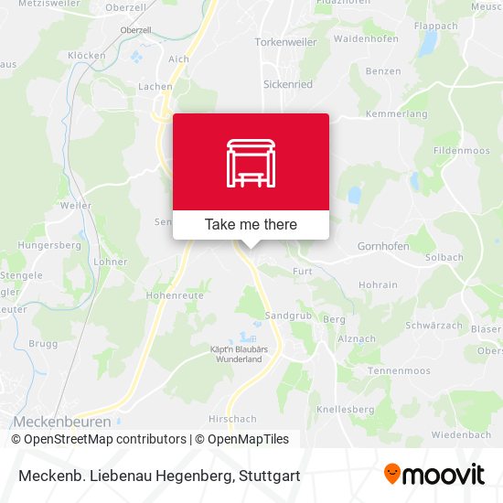Карта Meckenb. Liebenau Hegenberg