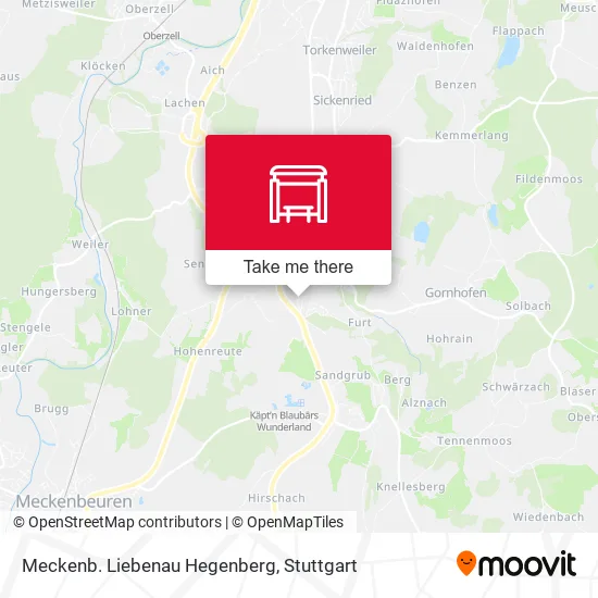 Карта Meckenb. Liebenau Hegenberg