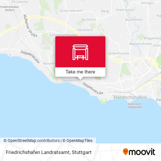 Карта Friedrichshafen Landratsamt