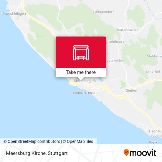 Meersburg Kirche map