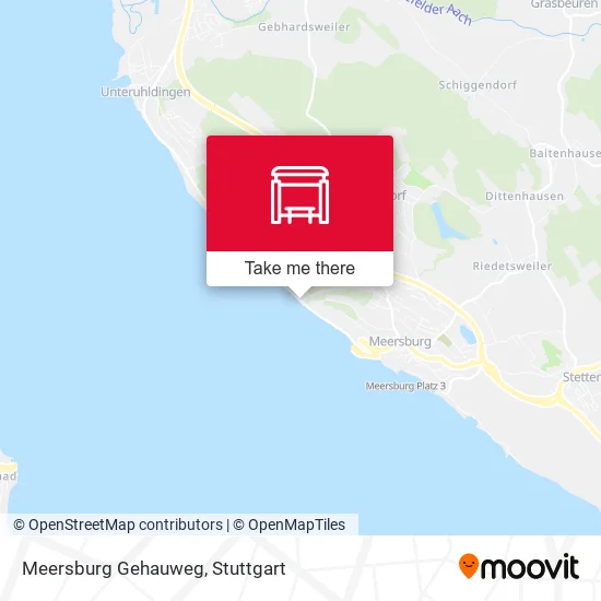 Карта Meersburg Gehauweg