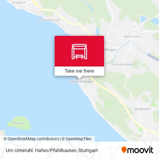 Um Unteruhl. Hafen/Pfahlbauten map