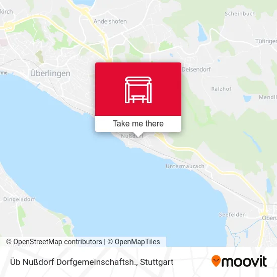 Карта Üb Nußdorf Dorfgemeinschaftsh.