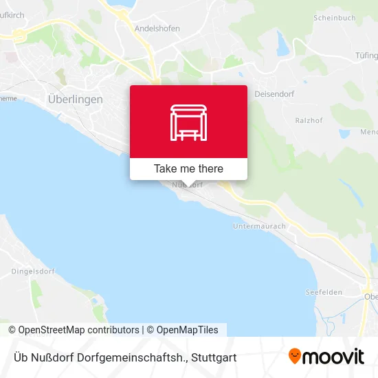 Карта Üb Nußdorf Dorfgemeinschaftsh.