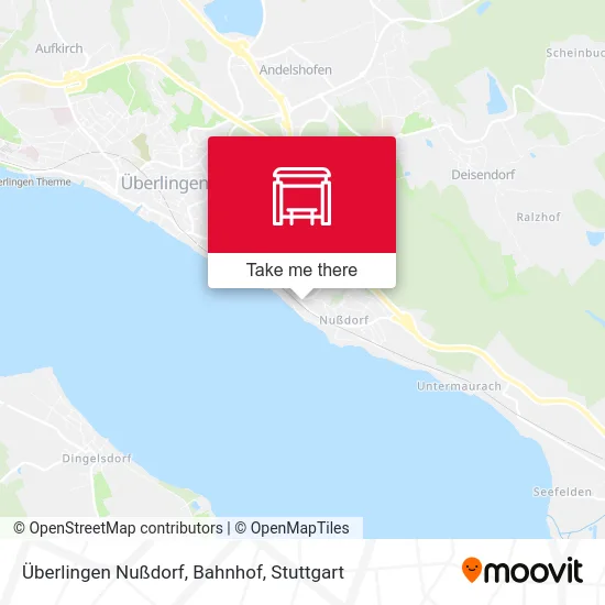 Карта Überlingen Nußdorf, Bahnhof