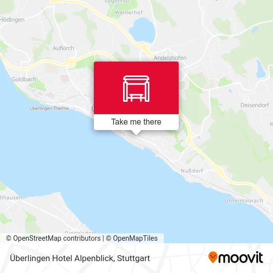 Карта Überlingen Hotel Alpenblick