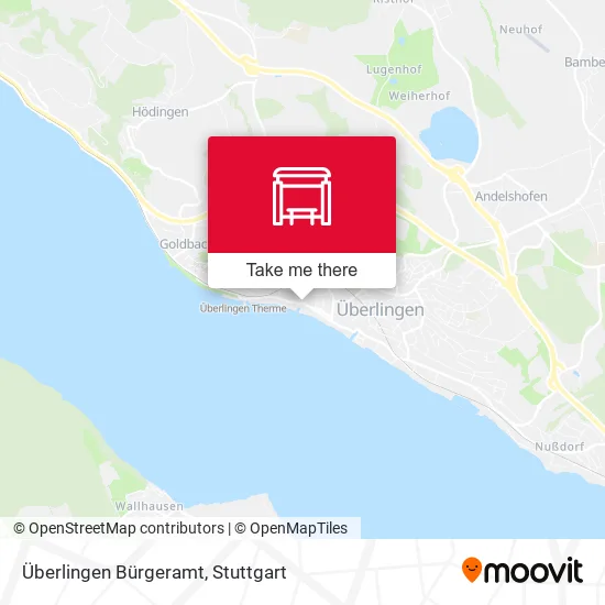 Карта Überlingen Bürgeramt