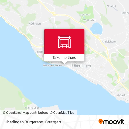 Карта Überlingen Bürgeramt