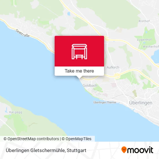 Карта Überlingen Gletschermühle