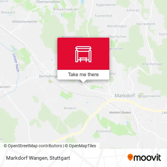 Карта Markdorf Wangen