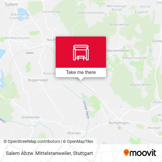 Карта Salem Abzw. Mittelstenweiler