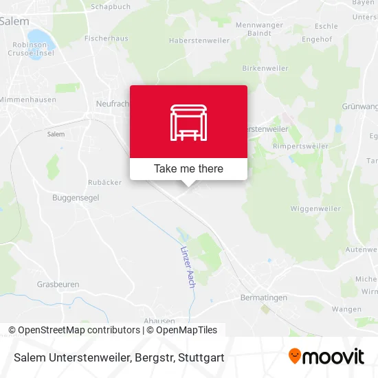 Карта Salem Unterstenweiler, Bergstr