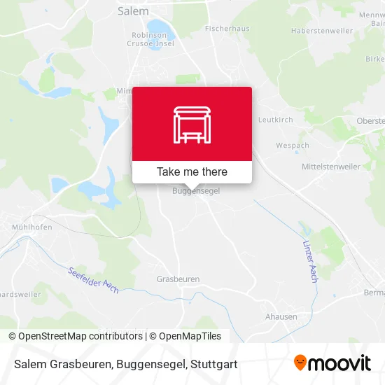 Карта Salem Grasbeuren, Buggensegel