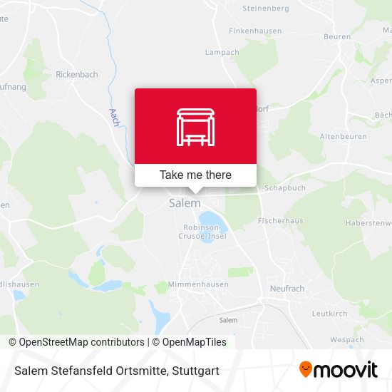 Карта Salem Stefansfeld Ortsmitte