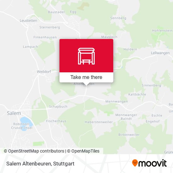 Карта Salem Altenbeuren