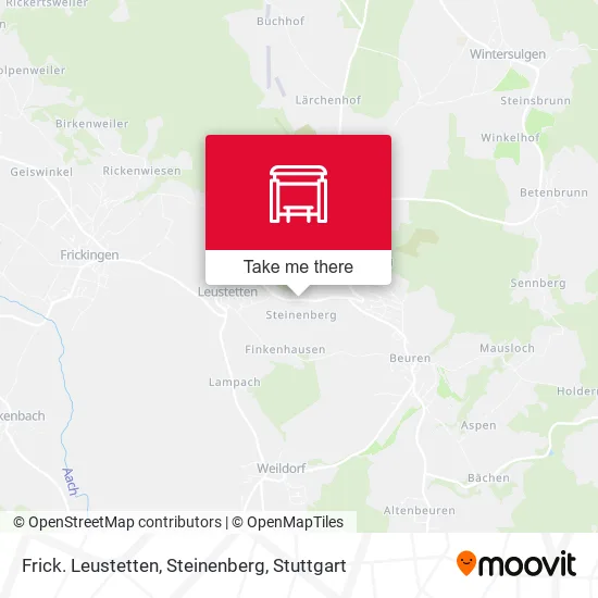 Карта Frick. Leustetten, Steinenberg