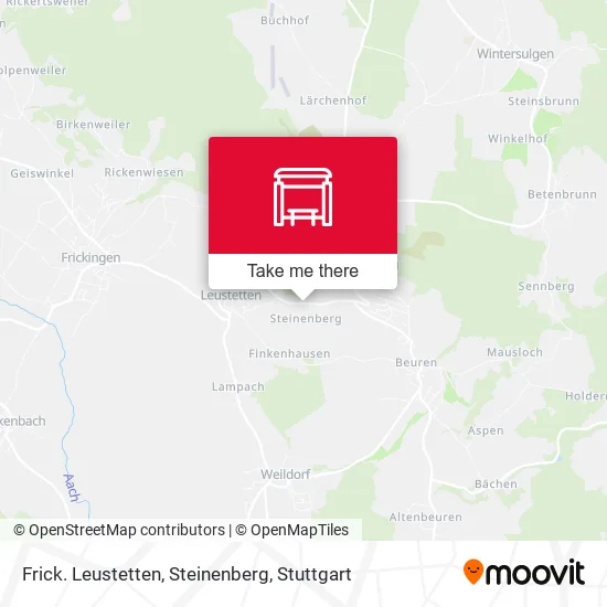 Карта Frick. Leustetten, Steinenberg