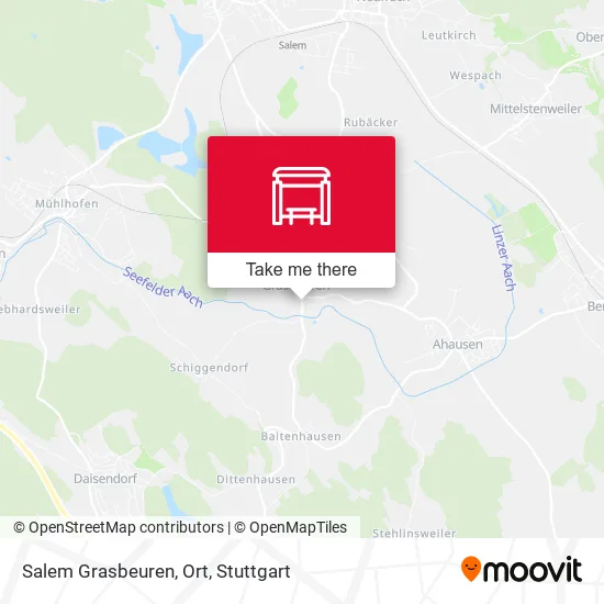 Карта Salem Grasbeuren, Ort