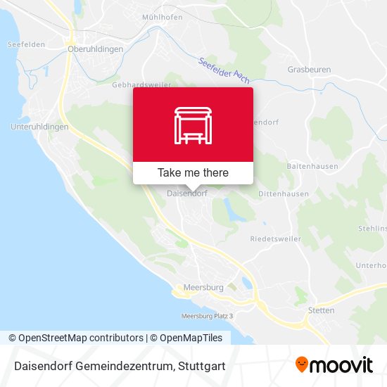 Daisendorf Gemeindezentrum map