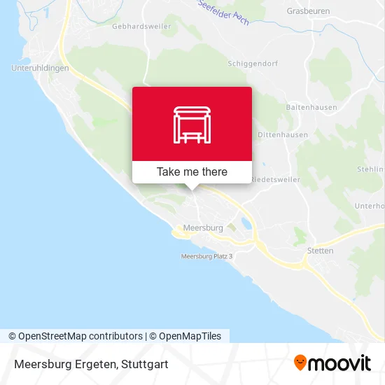 Карта Meersburg Ergeten