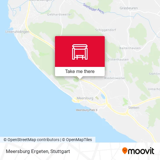 Карта Meersburg Ergeten