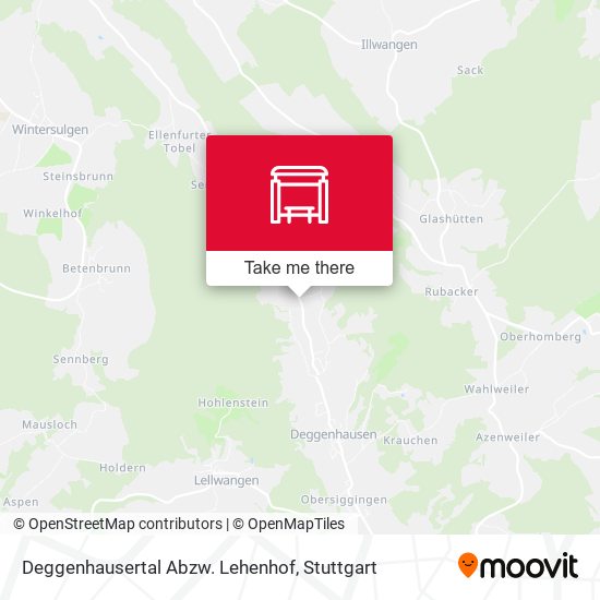 Deggenhausertal Abzw. Lehenhof map