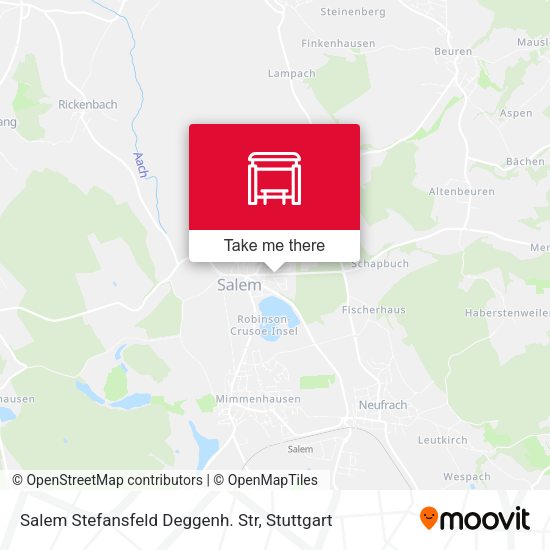 Карта Salem Stefansfeld Deggenh. Str