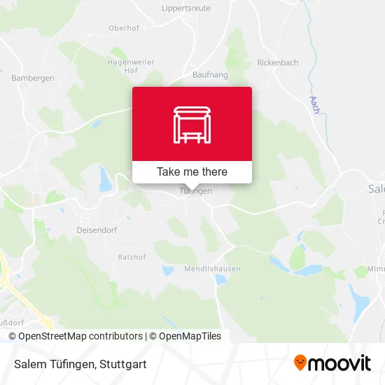 Карта Salem Tüfingen