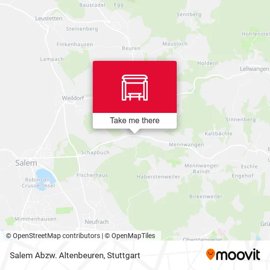 Карта Salem Abzw. Altenbeuren